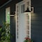 Vaxcel Canton Steel 1 Light LED Dusk to Dawn Matte Black and White Farmhouse Outdoor Wall Lantern T0748 - alternate 2